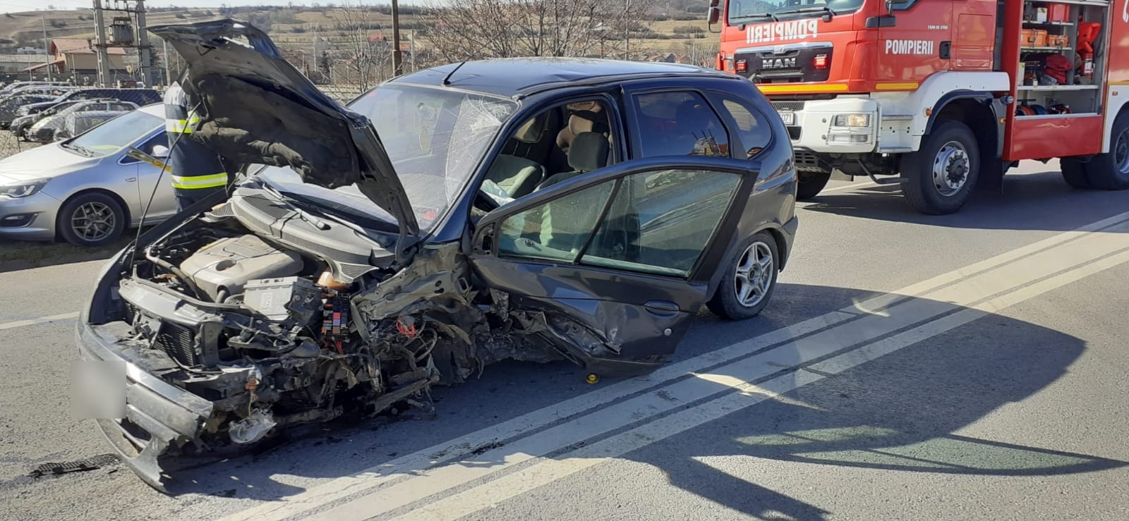 FOTO Accident ușor între Florești și Gilău