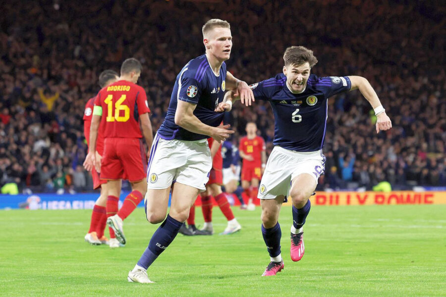 Preliminarii EURO 2024. Surpriza Scoția a îngenuncheat Spania!
