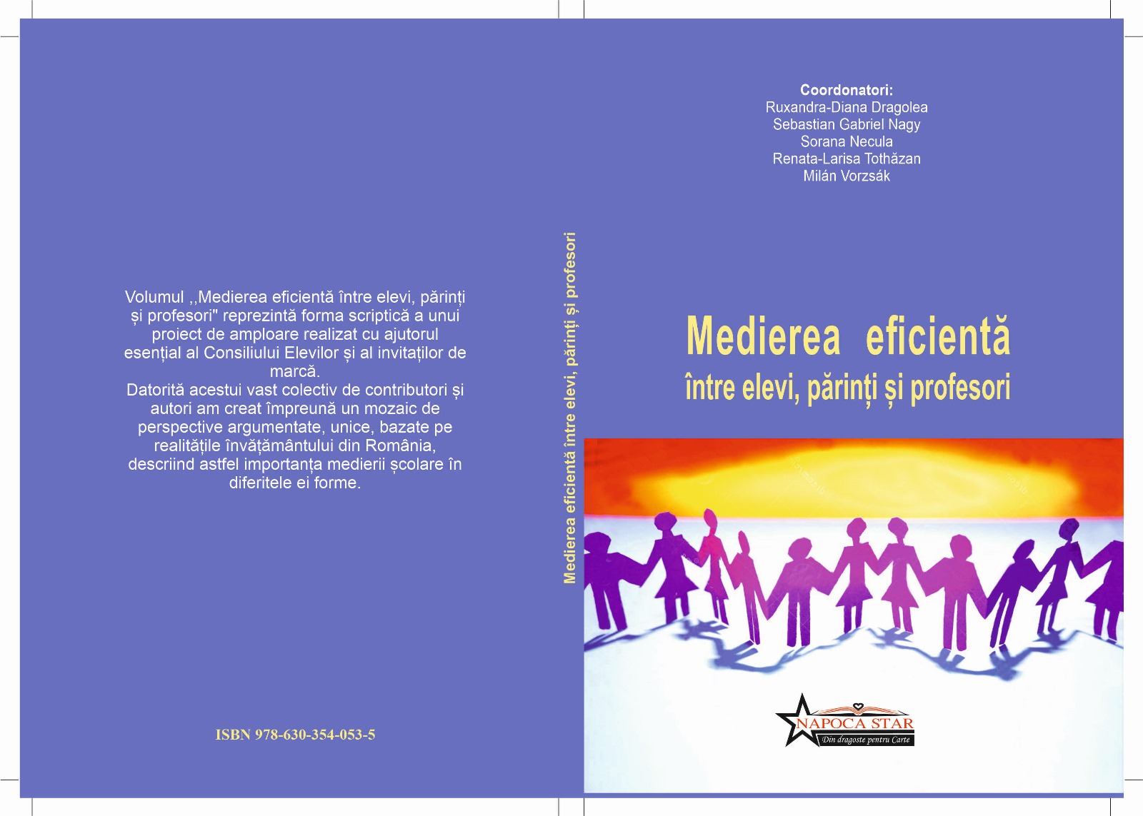Lansare de carte: „Medierea eficientă între elevi, părinți și profesori” — un  instrument de sprijin în gestionarea conflictelor școlare