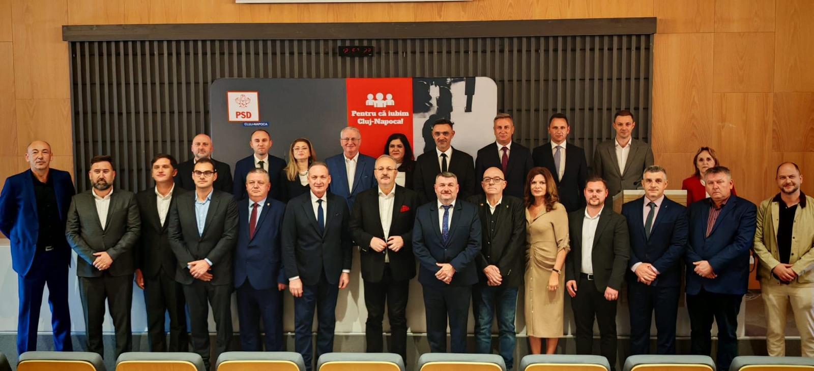 PSD Cluj-Napoca și-a ales noua echipă de  conducere și lansează un proiect politic orientat  spre creșterea calității vieții în municipiu